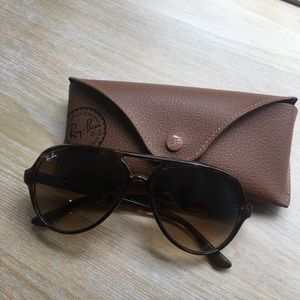 Ray-Ban Tortoise Aviator Sunglasses